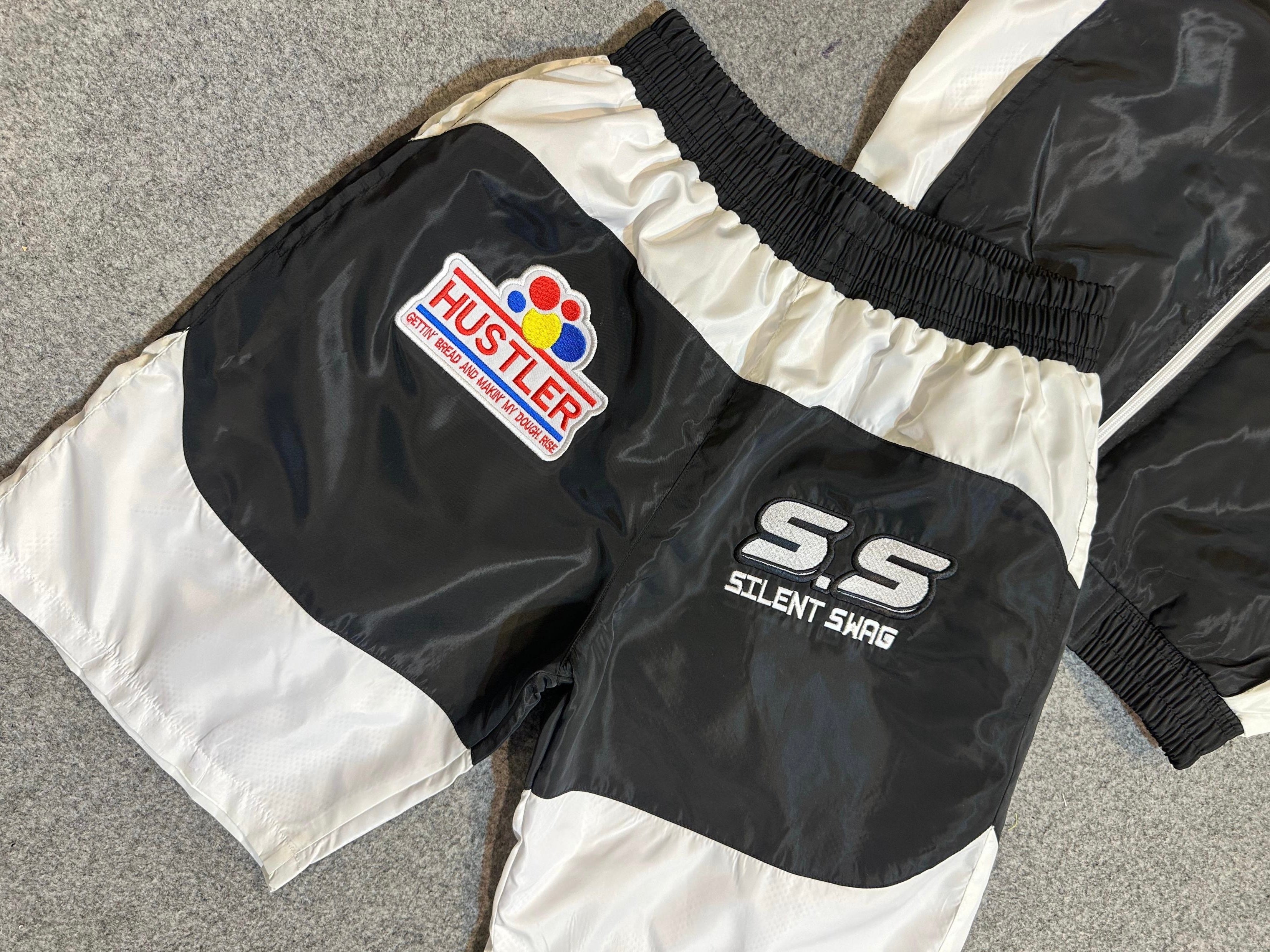 Silent Swag x Hustler Track Set – Black/White