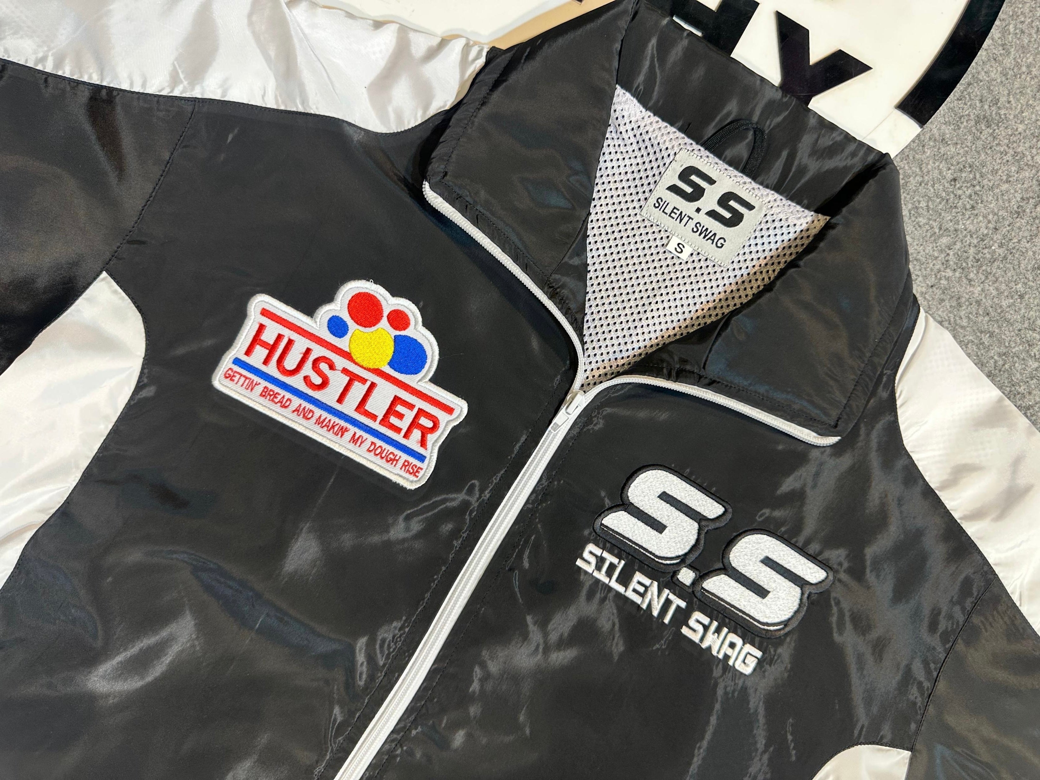 Silent Swag x Hustler Track Set – Black/White